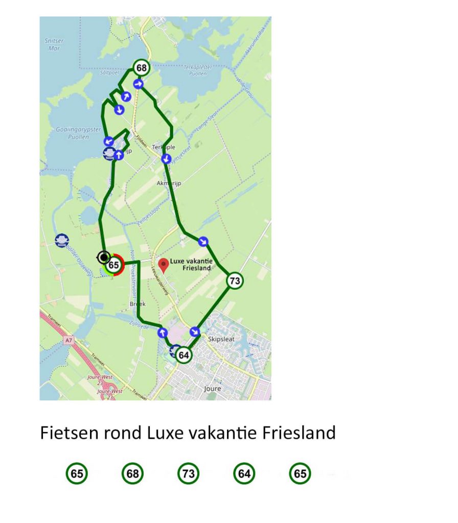 Fietsen rond Luxe vakantie Friesland