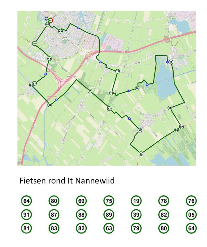 Fietsen rond It Nannewiid