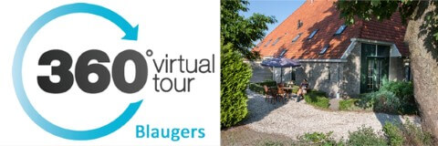 360 graden foto van vakantiehuis Blaugers