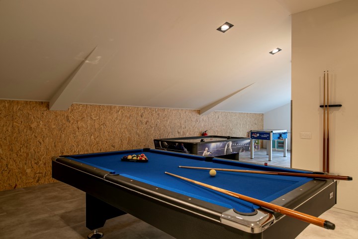 airhockey tafel bij vakantiehuis