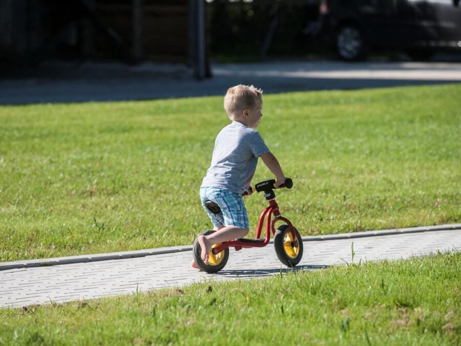 Skelter of fietsparcour voor kleine en grotere kinderen