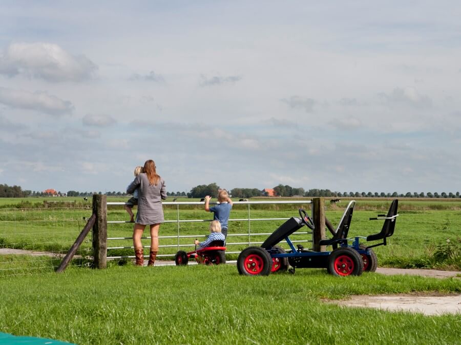 Genieten van de weidse vergezichten