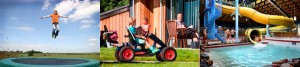Luxury holiday home Friesland with trampoline-go-karts-swimming pool