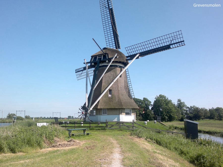 Fietsen langs de Greven molen